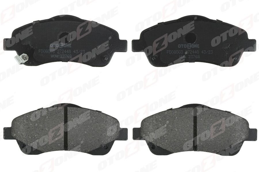 OTOZONE FDO8003 ÖN FREN BALATA TOYOTA AVENSIS 2.0L 1AZ-FE 1AZFSE AZT250 03-08 / AVENSIS 1.6L 3ZZFE VVTi ZZT250 03-08 / VERSO 2.2L 2ADFTV AUR10 04-09