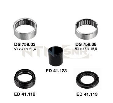 SNR KS559.07 TORSİYON TAMİR TAKIMI KİTİ SAXO-AX-P106 Stabilizatöre sahip araçlar için x