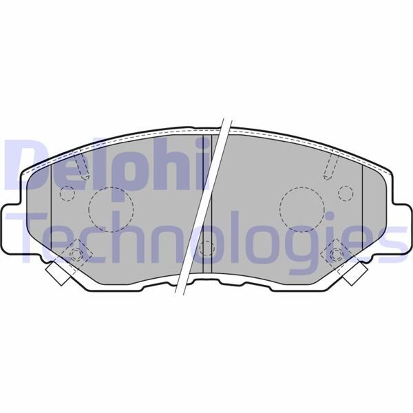 DELPHI LP1806 ÖN FREN BALATA HONDA CIVIC 1.6L R16B 4 kapı sedan benzinli FC5 kasa 16-> / CR-V 2.0L K20 RD kasa 02-06