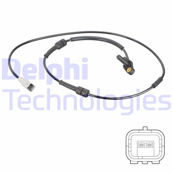 DELPHI SS20810 ABS HIZ SENSÖRÜ CITROEN BERLİNGO-PARTNER ORİGİN-RANCH 06-1996-12-2015