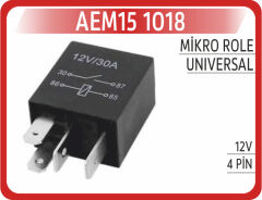 AEM15 1018 MİKRO ROLE 12V 4PİN