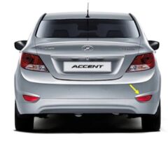 GKL 342991 REFLEKTÖR ARKA TAMPON SAG HYUNDAİ ACCENT BLUE 2011->
