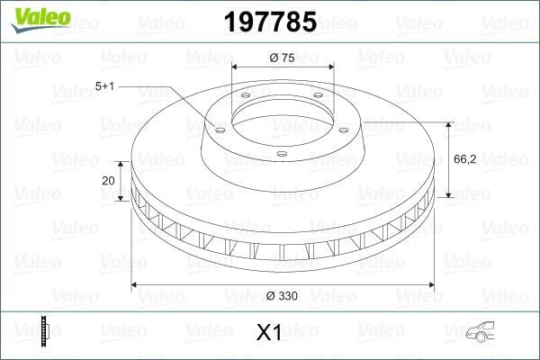 VALEO 197785 FREN DISKI ARKA BMW F30 F31 F34 F35 F32 F33 F36