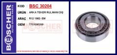BSC 30204 ARKA TEKER RULMANI DIŞ R12 1982- EM