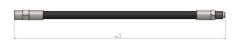CAVO C901057A FREN HORTUMU ARKA SAG/SOL VOLVO XC90 I 02 >15