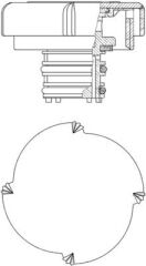 MAHLE CRB21000P RADYATOR KAPAGI BMW E30 E34 E36 E38 E39 E46 E60 E65 E83 E53 . LAND ROVER DISCOVERY LJ L318 RANGE ROV ER P38A L322