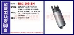 BSC 9051BH BENZİN YAKIT POMPASI GOLF 5 - JETTA - PASSAT - AUDI A 3 - SEAT TOLEDO 1.6 FSI - 2.0 FSI ÇİFT ÇIKIŞ