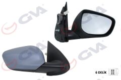 GVA 1043382 DIŞ DİKİZ AYNASI SAĞ C-ELYSEE-301 13> ELEKTRİKLİ ISITMALI SENSÖRLÜ ASTARLI KONVEKS VM-512EHPSR