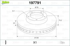 VALEO 197791 FREN DISKI ON BMW F30 F32 F34 F36 F22