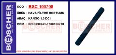 BSC 100708 HAVA FİLTRE HORTUMU KANGO 1.5 DCI