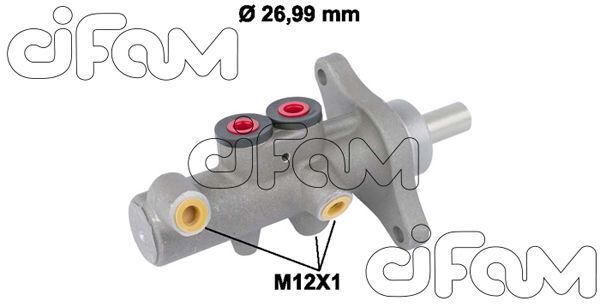 CIFAM 202832 ANA MERKEZ SİLİNDİRİ MULTIVAN T5 03 >TOUAREG 02-10 TRANSPORTER T5 03 >