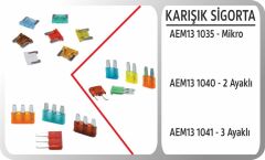 AEM13 1041 BICAK SIGORTA 3 AYAKLI KARISIK