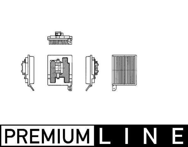 MAHLE ABR32000P KLIMA FAN REGULATORU MERCEDES VITO W639 03>