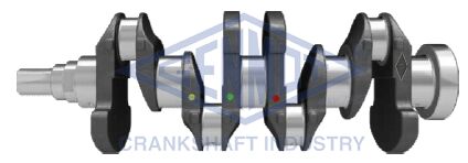 GENMOT 1691 KRANK MİLİ HONDA CIVIC 1.6L D16V1 VTEC VTI 01-05 4 Balta dengeleme ağırlığı - Kasnak Çapı 28 mm