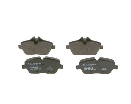 BOSCH 0986495251 FREN BALATASI ON BMW E81 E82 E87 E88 . MINI R55 R56 R57 R58 R59