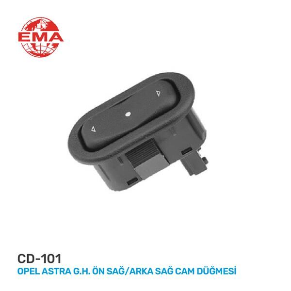 EMA CD-101 CAM AÇMA ANAHTARI TEKLİ ÖN SAĞ-ARKA ASTRA G-CORSA C-COMBO C-ZAFIRA A 90561388-93350571