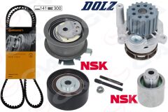 GVA 59WPK7513 DEVİRDAİMLİ EKSANTRİK GERGİ KİTİ PASSAT-JETTA-GOLF5-OCTAVIA-A3-A6 2.0TDI 07-11 BKP-BKD-BRE-BLB