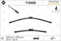 VALEO 119468 SWF VisioFlex Flat Blade X2 630 550 mm VW Tiguan II