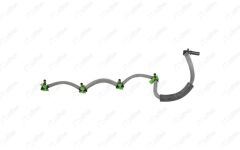 NIFEA 17595 ENJEKTÖR BORUSU YAKIT HORTUMU P206-P207-P208 I-II-P301-P308-P2008-PARTNER-BERLINGO-C-ELYSEE-C3 AIRCR OSS II-C3 II-C3 PICASSO-C4 CACTUS-C4 II-C4 PICASSO II-DS3-DS4-JUMPY-SPACETOURER 1.4-1.6 HDI