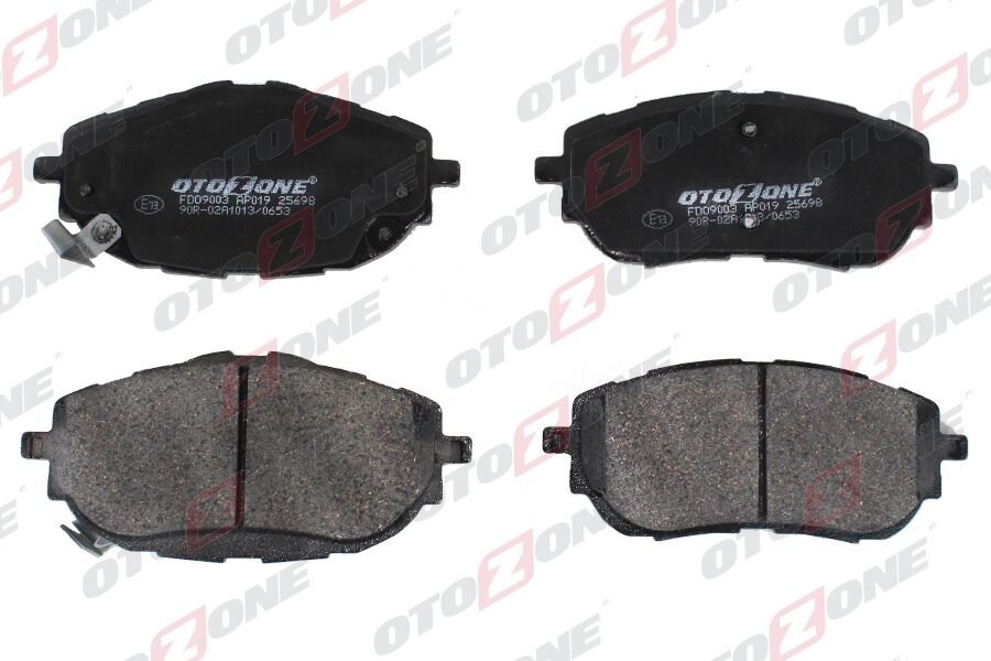 OTOZONE FDO9003 ÖN FREN BALATA TOYOTA AURIS COROLLA 1.33L 1.6L 1NR-FE 1ZR-FAE NRE180 ZRE181 ZRE185 12-> / 1.4L 1ND-FTV NDE180 12->