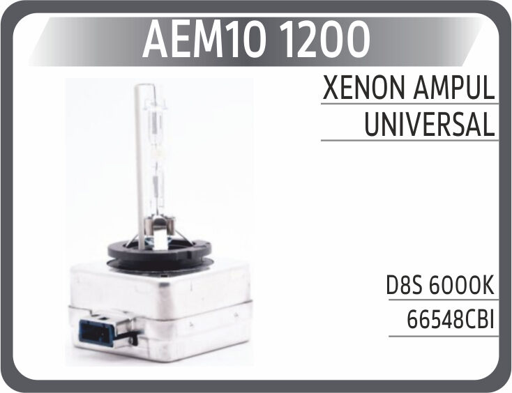 AEM10 1200 XENON AMPUL D8S 6000K