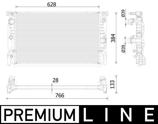 MAHLE CR2325000P MOTOR SU RADYATORU BMW B47 G30 G31
