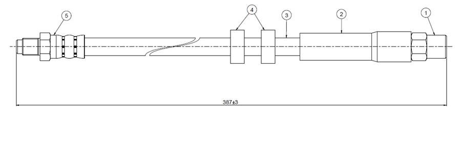 ÖN FREN HORTUMU S70-V70 2.0-2.3 turbo-2.5 TD 95>00