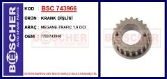 BSC 743966 KRANK DİŞLİSİ MEGANE-TRAFIC 1.9 DCI
