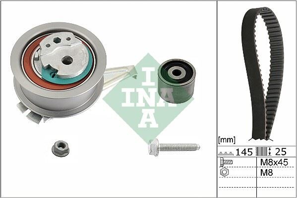 INA 530066510 EKSANTRİK GERGİ KİTİ POLO-FABIA 14>IBIZA IV 15>A1 14> CUSA-CUSB-CYZA-CYZB
