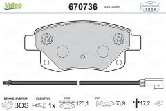 VALEO 670736 ARKA FREN BALATASI TRANSIT V347-V348 06>11 FISLI