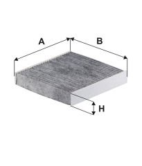 FILTRON FILT K 1236A SWIFT (MZ, EZ, NZ) : SX4 (EY) 1.6/1.6 DDIS 10-13 : TERIOS (J2) 1.3/1.5 06- POLEN FILTRESI KARBON