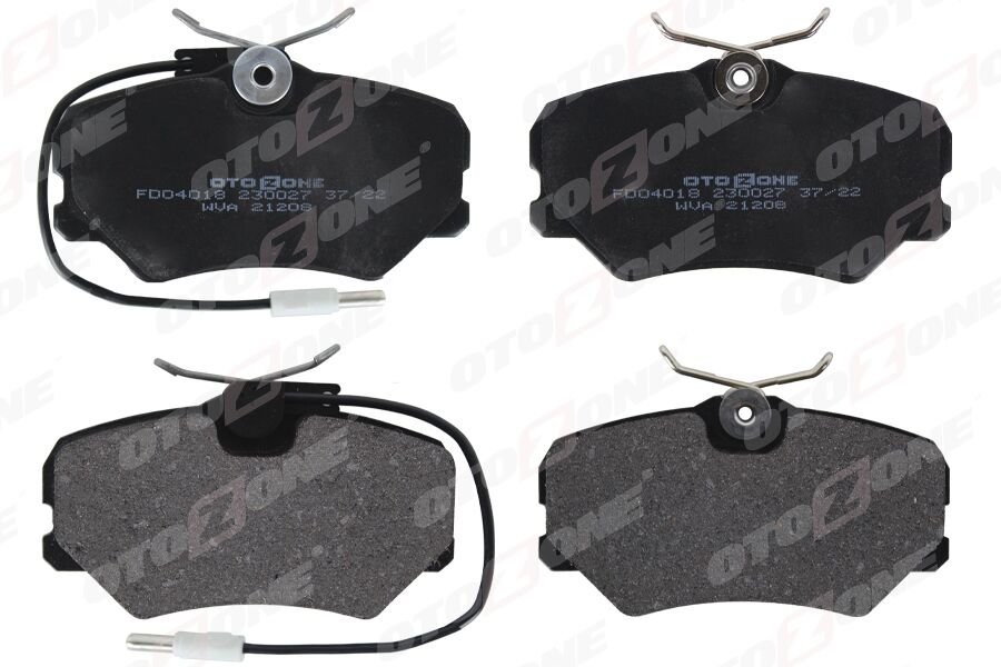 OTOZONE FDO4018 ÖN FREN BALATASI P306 2.0 S16 1993-97 -P405 1.6I 1.8I 2.0I 1.9 SRI-2.0 MI16 CITROEN ZX 2.0 FİŞLİ