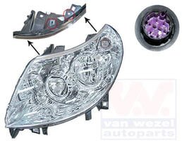 AYFAR 505207 FAR SİNYAL SOL MOTORLU BOXER-JUMPER-DUCATO 06-14 H1 H7 7 FİŞLİ