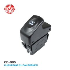 EMA CD-005 CAM AÇMA ANAHTARI SOL MEGANE I-CLIO II-KANGOO 98-05 6 FİŞ-TEKLİ