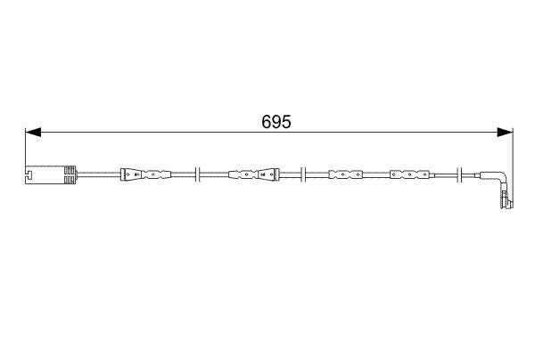 BOSCH 1987473050 BALATA FISI ON BMW E81 E82 E87 E88 E90 E91 E92 E93
