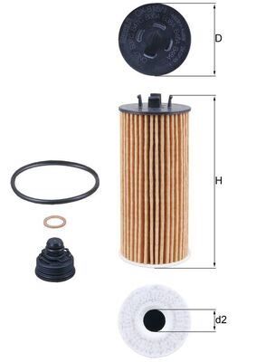 MAHLE OX815.1D YAG FILTRESI BMW B37 B38 B47 B46 B48 F52 F70 F45 F46 F74 F78 F48 U11 F39 . MINI F54 F55 F56 F57 F60
