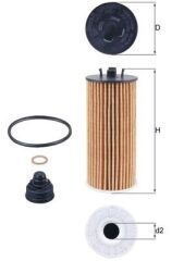 MAHLE OX815.1D YAG FILTRESI BMW B37 B38 B47 B46 B48 F52 F70 F45 F46 F74 F78 F48 U11 F39 . MINI F54 F55 F56 F57 F60