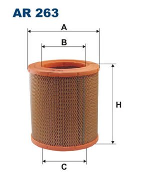 FILTRON FILT AR 263 DUCATO/BOXER/JUMPER HAVA FILTRESI KISA TIP