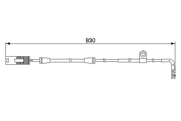 BOSCH 1987474958 BALATA FISI ON BMW E39