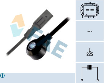 FAE 60250 VURUNTU SENSÖRÜ PEUGEOT P307 04>09 P407 05>10 EXPERT 07>16 CITROEN C4 04>11 C5 04>08 2.0 16V EW10
