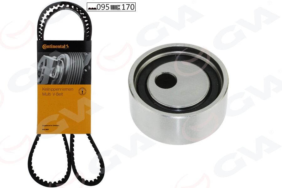 GVA 59T1411C EKSANTRİK GERGİ KİTİ RENAULT CLIO I 90>98 R19 88>95 MEGANE I 96>99 095x170 1.2-1.4-1.6