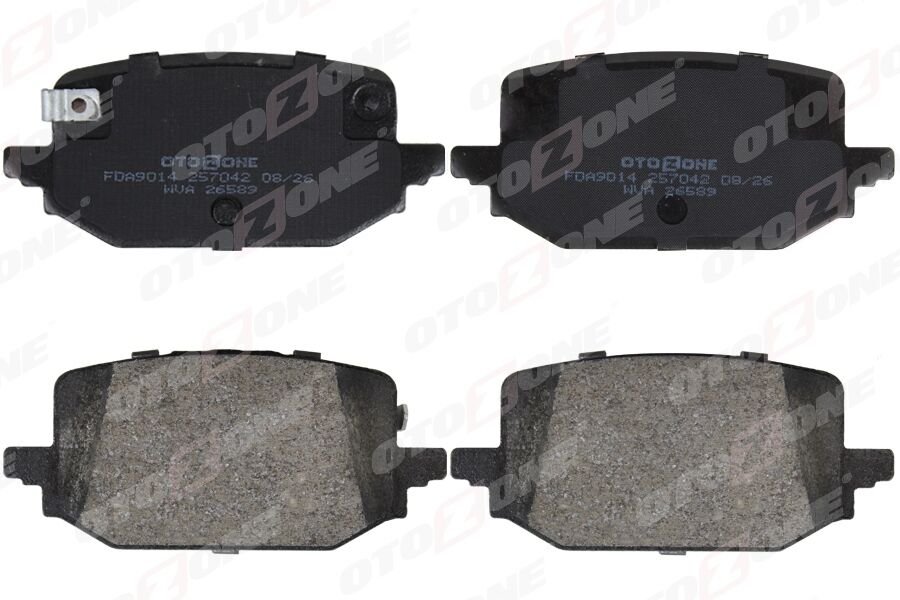 OTOZONE FDA9014 ARKA FREN BALATASI RENAULT AUSTRAL 23> 1.3TCe 1.2E-TECH MEGANE E TECH 23> QASHQAI 22> 1.3 e-Power X- TRAIL IV 22> T33 1.5 VC-T e-Power