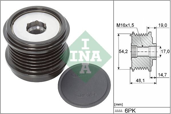 INA 535031010 ALTERNATÖR RULMANI ECOSPORT 1.5 17> FOCUS IV 18> 1.5 ECOBLUE CONNECT 17> 1.5 ECOBLUE TRANSIT V363-V362 17> 2.0 ECOLBUE PUMA 19> 1.5 ECBOLUE