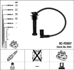 NGK 8541 BUJİ KABLO TAKIMI FOCUS-CMAX-FİESTA-MONDEO-BMAX-MAZDA-VOLVO C30-S40-V50 98> 1.4-1.6 ZETEC