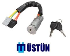 USTUN KTK120 KONTAK ANAHTARI KİLİTLİ RENAULT R9-R11 YENİ MODEL