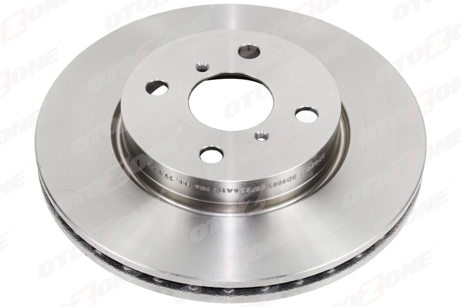 OTOZONE BD9083 ÖN FREN DİSKİ HAVA KANALLI TOYOTA YARIS 1.0L 1KR-FE KSP90 KSP130 06-20 / 1.3L 2SZFE SCP90 VVTI 06- 11 / 1.33L 1NR-FE NSP90 NSP130 06-17 / 1.4L 1NDTV NLP90 NLP130 06-18 258 çap x 4 bijon - Adet disk