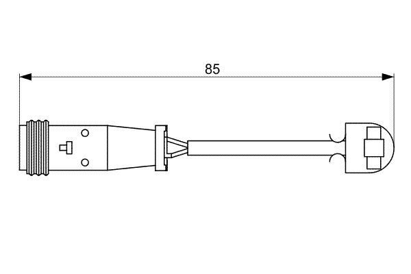 BOSCH 1987473038 BALATA FISI ARKA MERCEDES SPRINTER B906 . VW CRAFTER 30-35-50