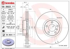 BREMBO 09992211 FREN DISKI ON BMW E70 F15 E71 F16