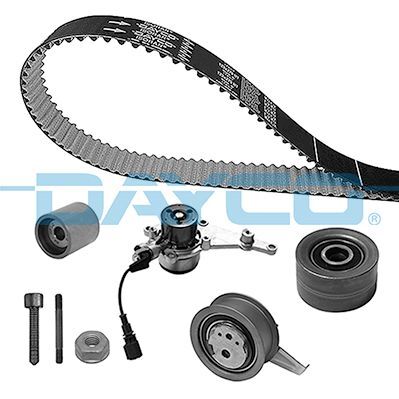 DAYCO KTBWP12400 TRİGER SETİ DEVİRDAİMLİ SENSÖRLÜ VW-SKODA-AUDİ-CUPRA-SEAT 16> FORD 23> 2.0 TDİ DSUD-DTRB-DTRD-DEZ E-DTNA-DTUA 149 DİŞ
