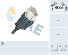 FAE 24893 FREN PEDAL MÜŞÜRÜ RENAULT CLIO III 05>12 CLIO IV 12> CAPTUR I 12> KANGOO 05> LAGUNA II 01>07 DACIA L OGAN I-II 06>18 SANDERO I-II 08>18 DUSTER I-II 10>21 0.9TCe 1.2 1.2TCe 1.3TCe 1.4 1.5dCi 1.6 2.0
